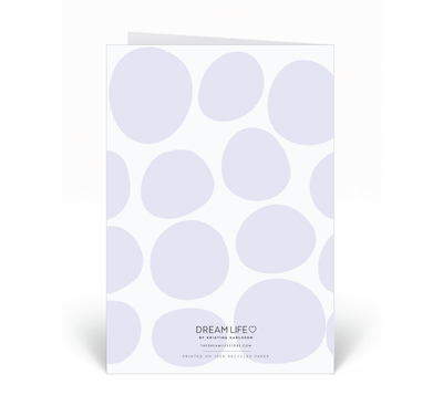 Personalised Card - Happy Birthday - Pebble - Lilac