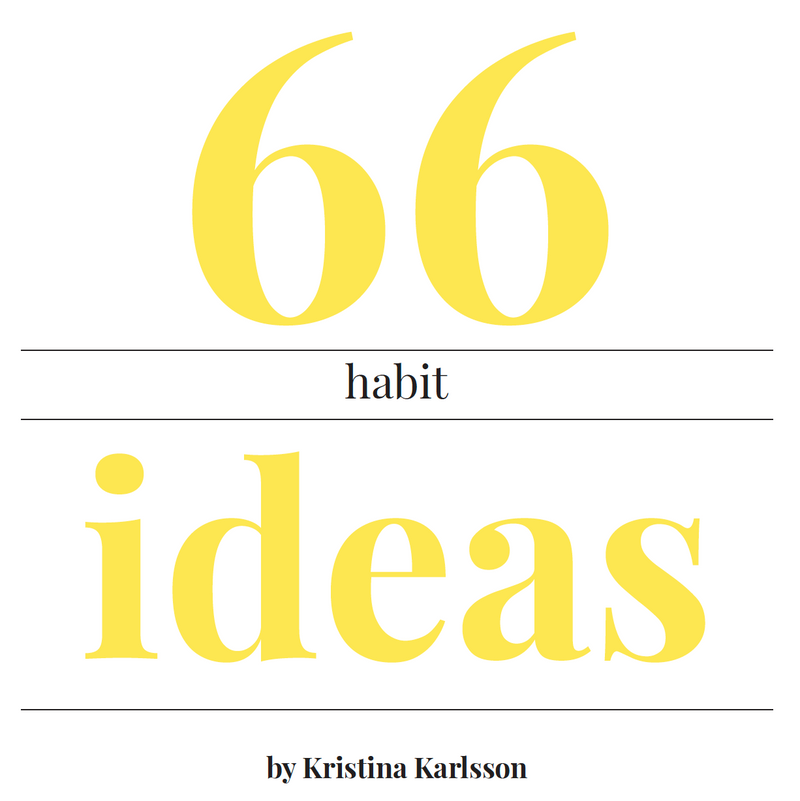 BONUS 66 IDEAS FOR NEW HABITS - FREE Downloadable