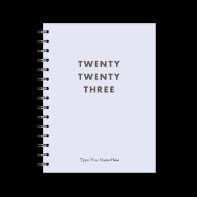 A5 2023 Spiral Week to a Page Diary - Lilac