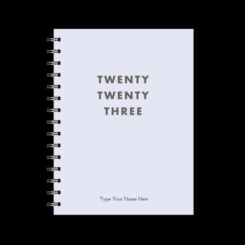 A5 2023 Spiral Week to a Page Diary - Lilac