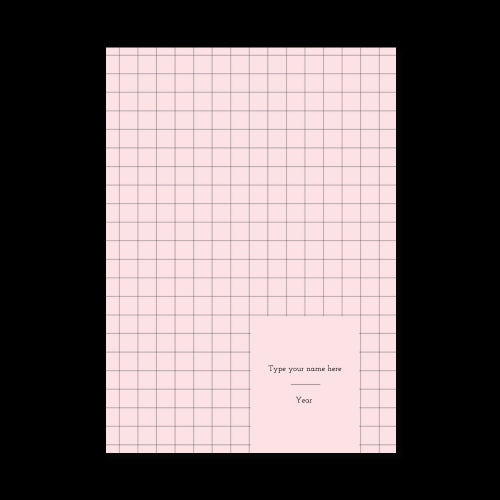 A5 Planner Undated - Pink