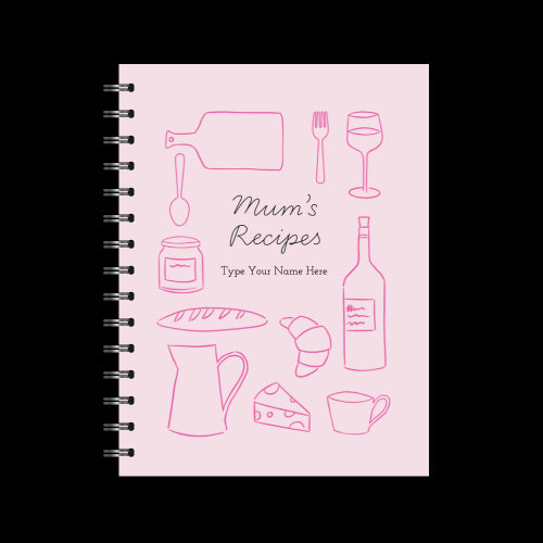 A5 Spiral Recipe Journal - Mum&