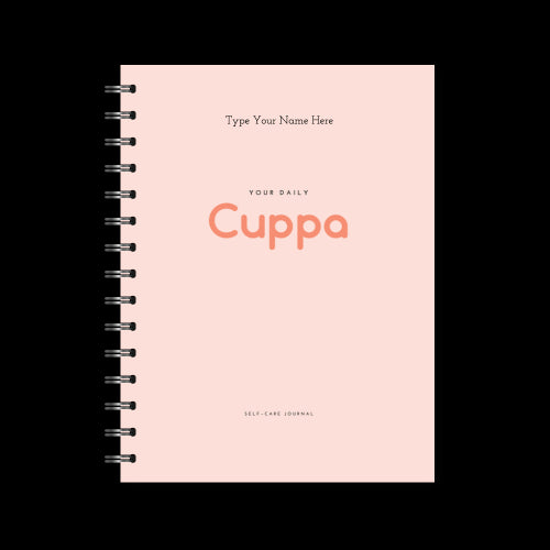 A5 Spiral Journal - Cuppa - Blush