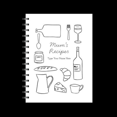 A5 Spiral Recipe Journal - Mum's Recipes