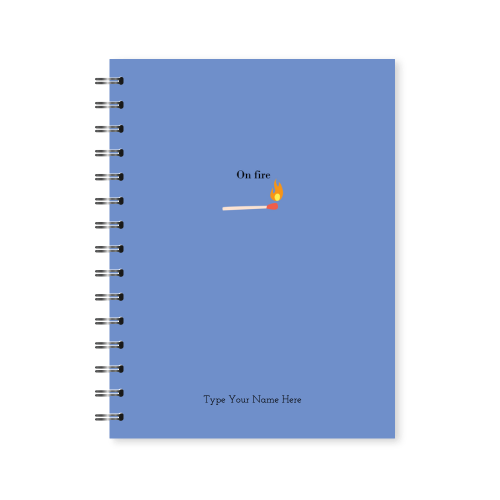 A5 Spiral Journal - On Fire – Dream Life