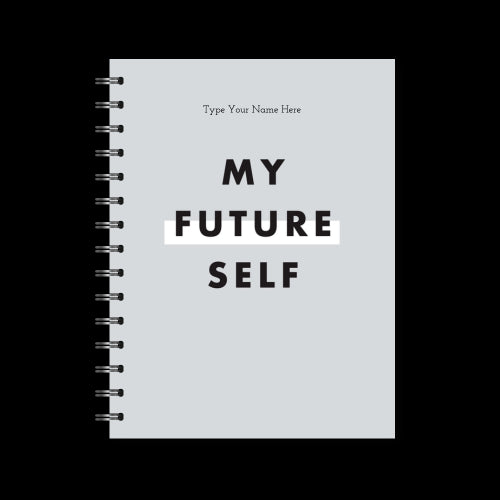 A5 Spiral Journal - My Future Self - Grey