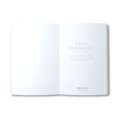 A5 Journal - Daily Progress - White