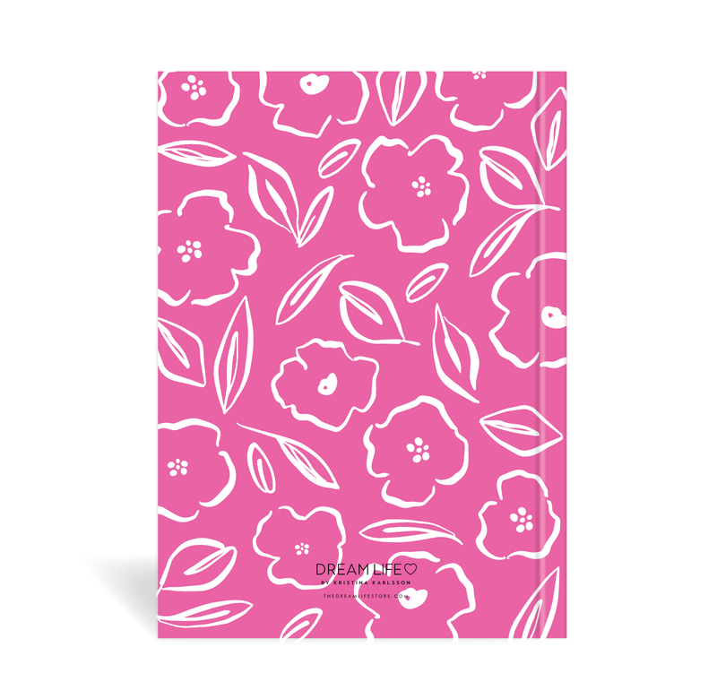 A5 Journal  - Floral - Pink
