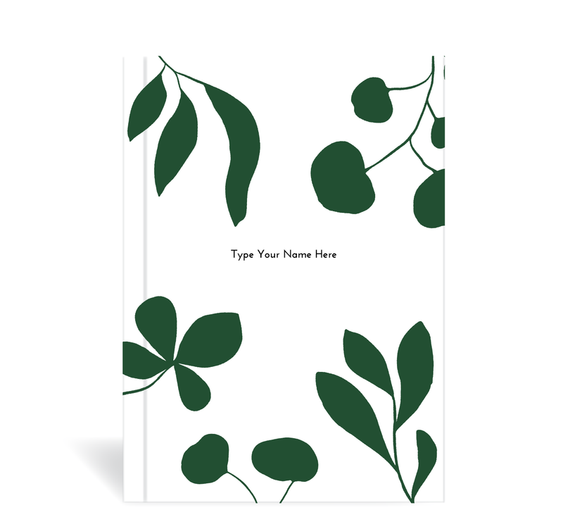 A5 Journal  - Leaves - Forest