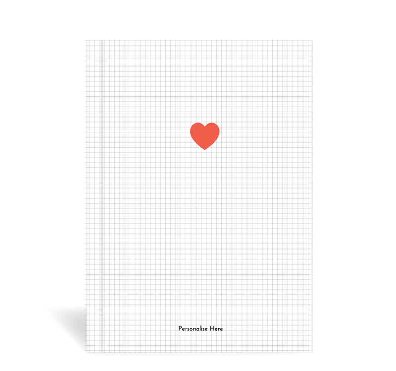 A5 Journal - Red Heart