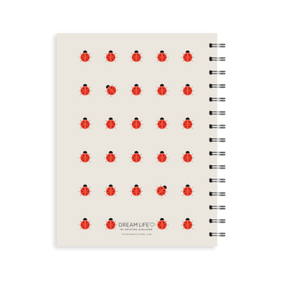 A5 Spiral 2023 Weekly Spread Diary - Ladybird