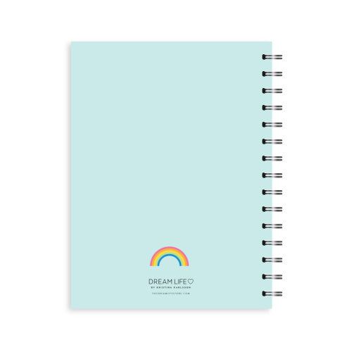 A5 Spiral 2023 Weekly Spread Diary - Rainbow