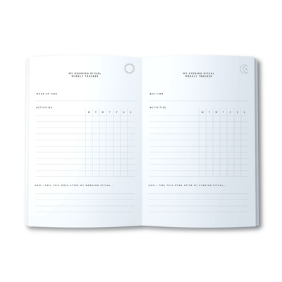 A5 Journal - Morning Ritual - White