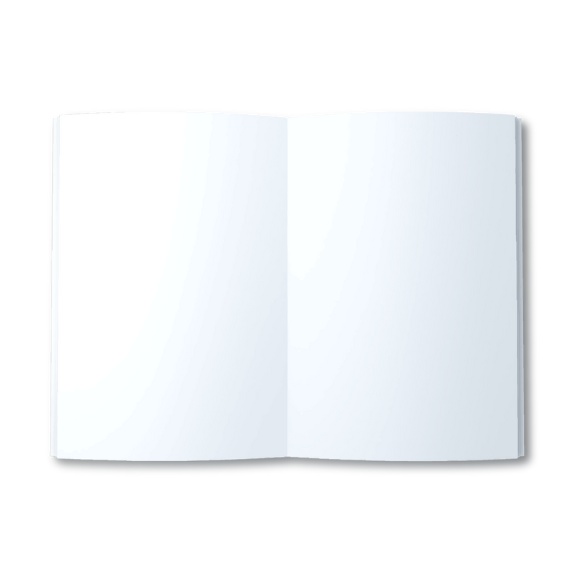 A5 Journal - Linen Look - White