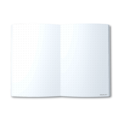 A5 Journal  - Leaves - Black