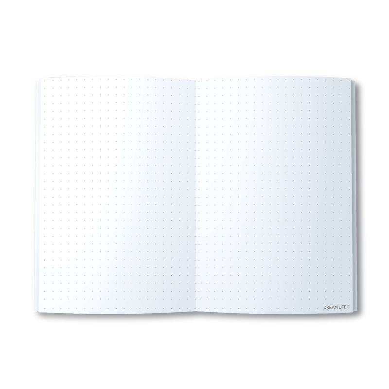 A5 Journal - Linen Look - White