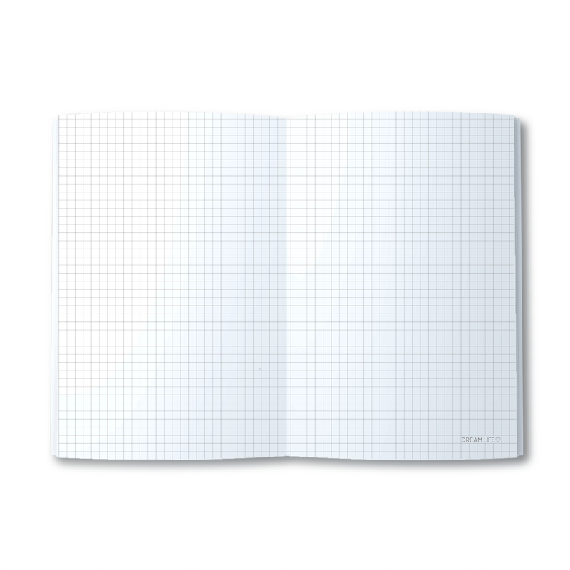 A5 Journal  - Leaves - Black