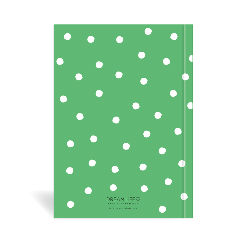 A5 Journal - Self-care - Dots - Green
