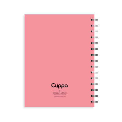 A5 Spiral Journal - Cuppa - Pink