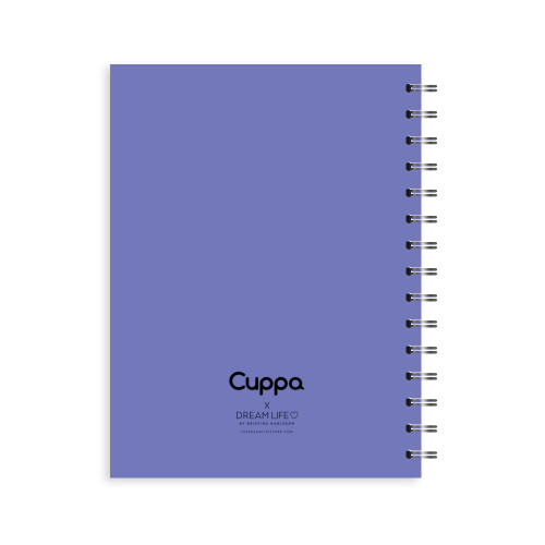 A5 Spiral Journal - Cuppa - Purple