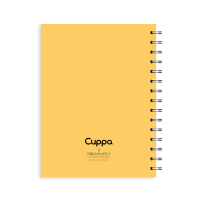 A5 Spiral Journal - Cuppa - Yellow