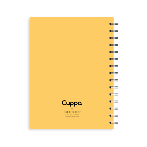 A5 Spiral Journal - Cuppa - Yellow
