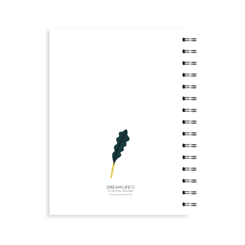 A5 Spiral Recipe Journal - Kale