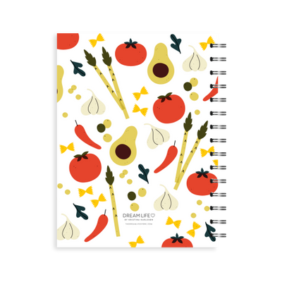 A5 Spiral Recipe Journal - Veggies