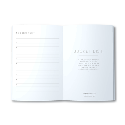 A5 Spiral Journal - Bucket List - Blue