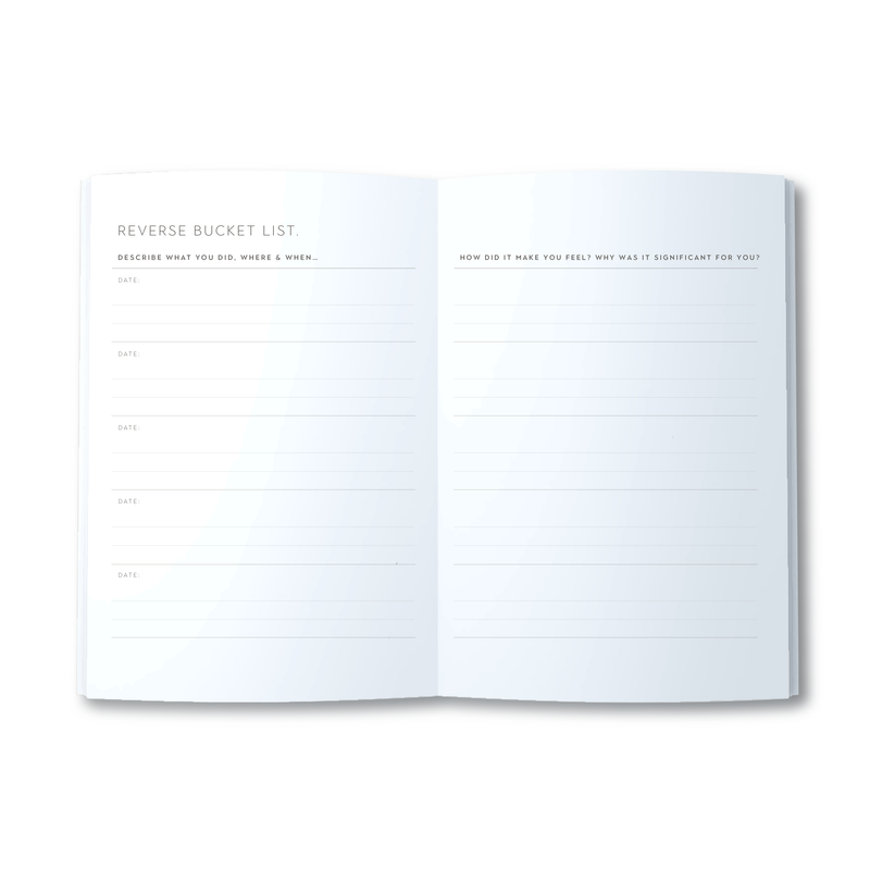 A5 Journal - Bucket List - Grey