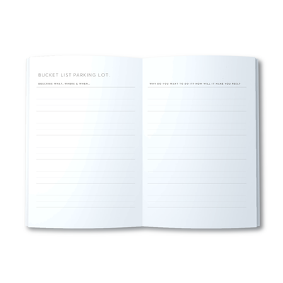 A5 Journal - Bucket List - Blue