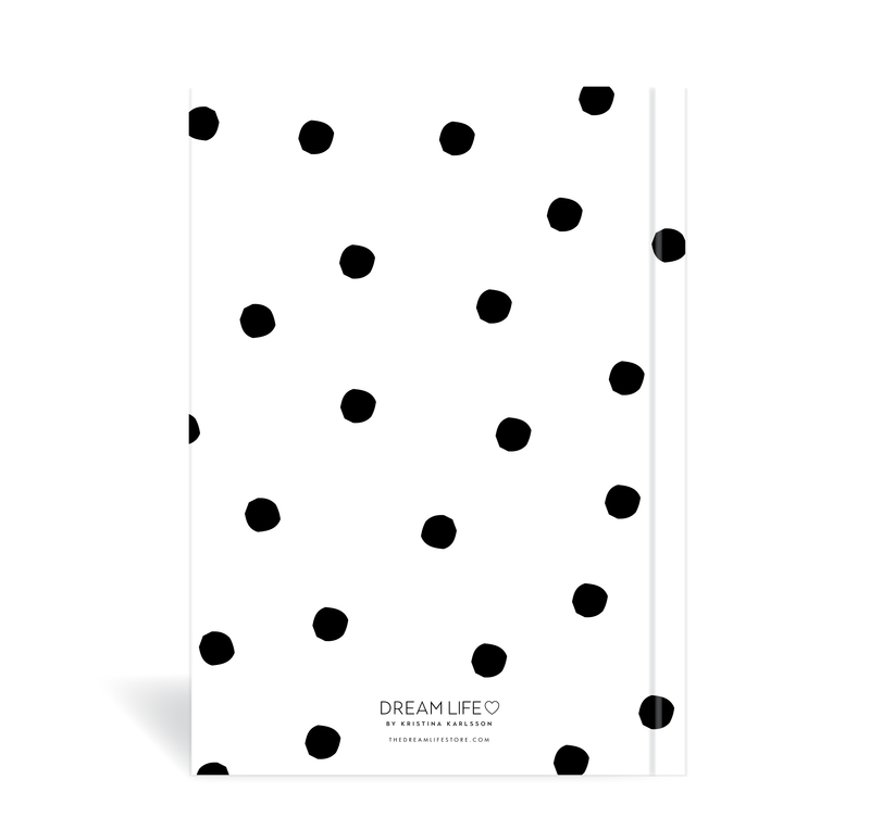 A5 Journal - Dots - White