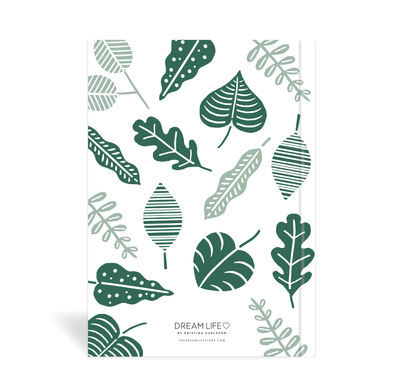 A5 Journal - Leaves - Green