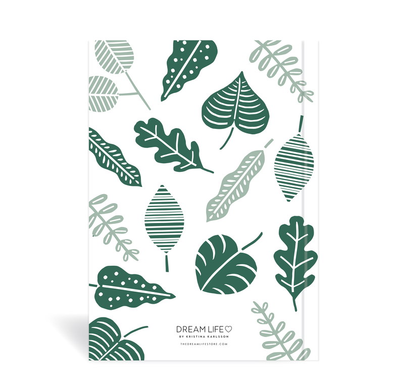 A5 Journal - Leaves - Green