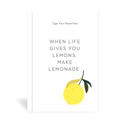 A5 Journal - Make Lemonade