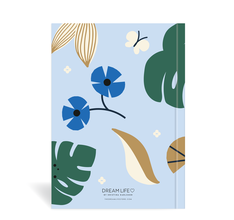 A5 Journal  - Tropical - Blue