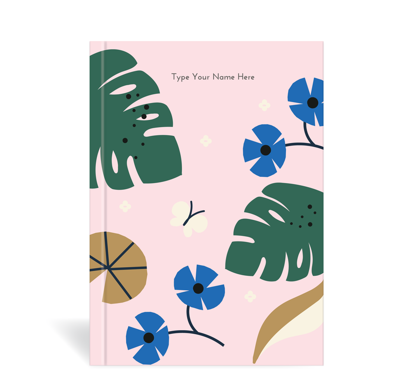 A5 Journal - Tropical - Pink