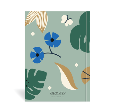 A5 Journal - Tropical - Sage