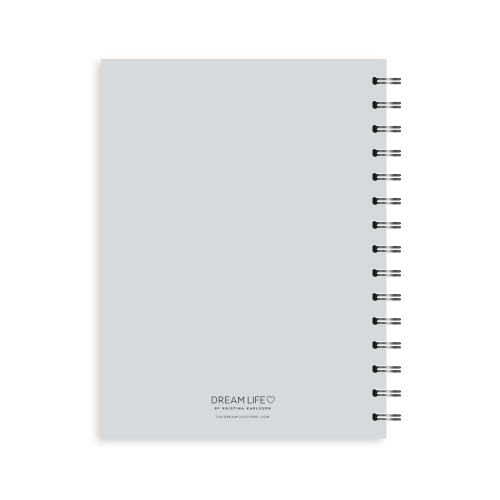 A5 Spiral Journal - My Future Self - Grey
