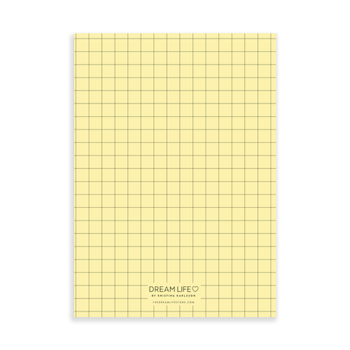A5 Planner Undated - Yellow