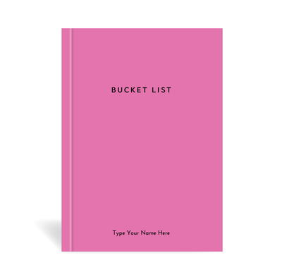 A5 Journal - Bucket List - Hot Pink