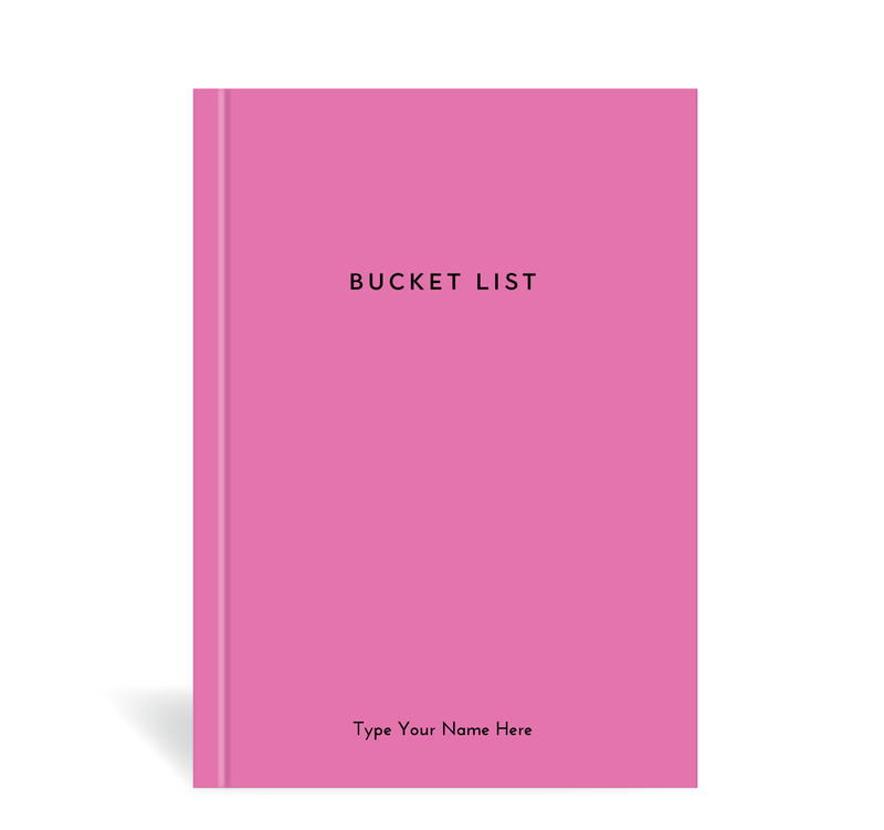 A5 Journal - Bucket List - Hot Pink