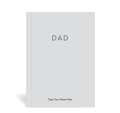 A5 Journal - Dad - Grey