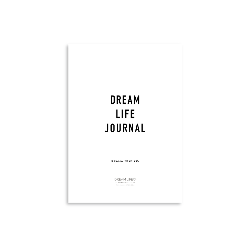Downloadable DREAM LIFE JOURNAL PDF (the essential workbook to go with Your Dream Life Starts Here book)