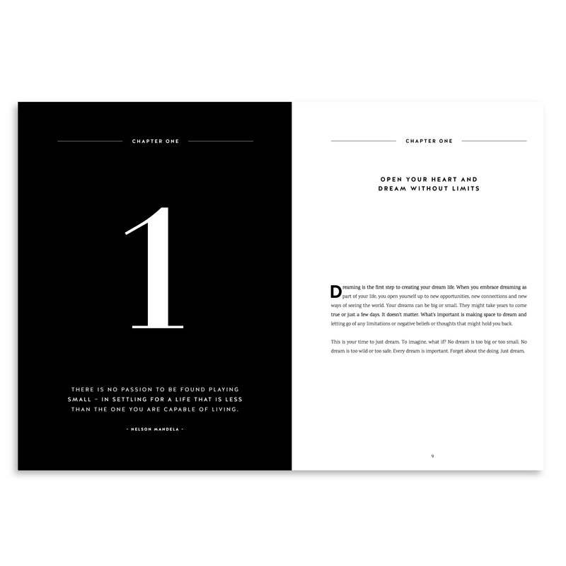 Downloadable DREAM LIFE JOURNAL PDF (the essential workbook to go with Your Dream Life Starts Here book)
