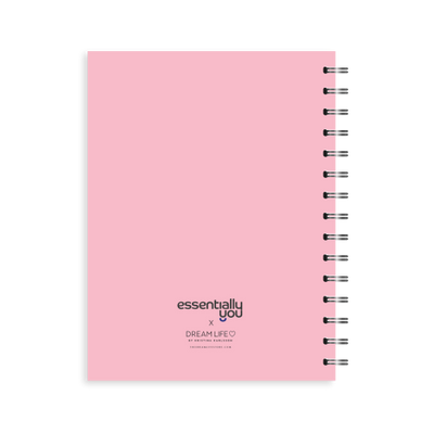 A5 Spiral Journal - Essentially You - Hot Pink