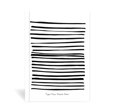 A5 Journal - Lines - Black