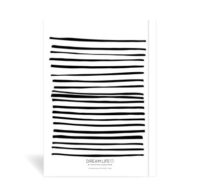 A5 Journal - Lines - Black