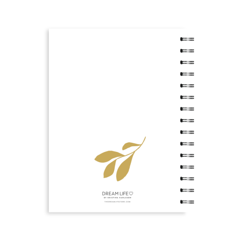 A5 Spiral 23/24 Mid-Year Diary - Flowers - Mustard
