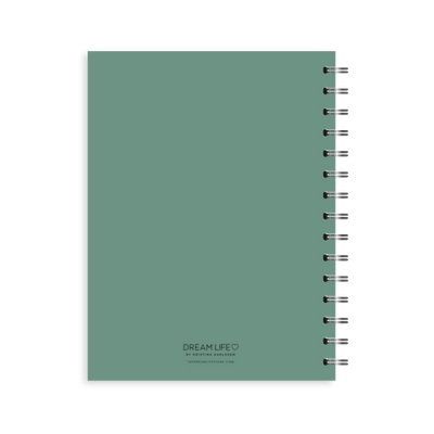 A5 Spiral 23/24 Mid-Year Diary - Sage